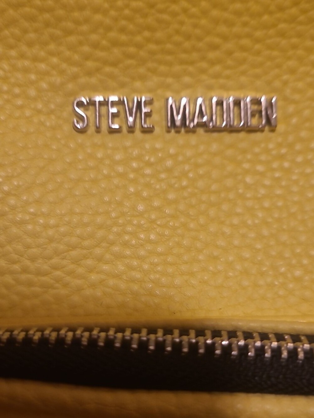 Steve Madden Bright Yellow Mini Backpack. Sticker Glue Inside. Goo Gone Will Fix - Picture 2 of 8